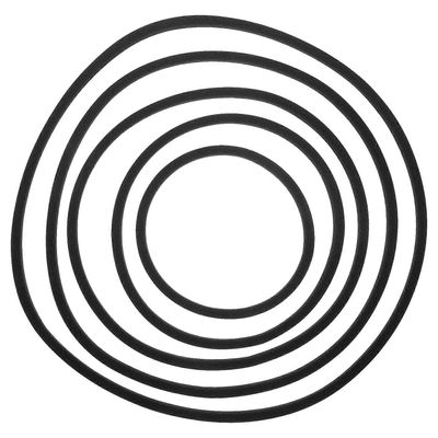 5kpl akvaario kelluvat kasvirenkaat kalan ruokintarenkaat ympyrärenkaat kelluvat kasvit ympyrä Musta 20.00X20.00X0.40CM