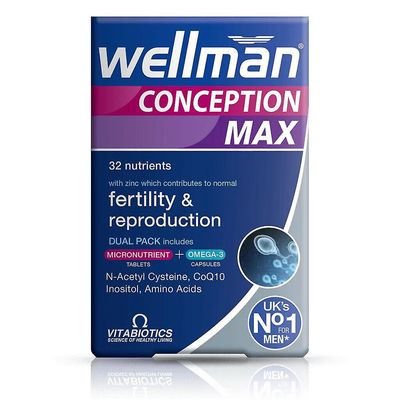 Vitabiotics Wellman Conception Max kapsler & tabletter, 84 i alt