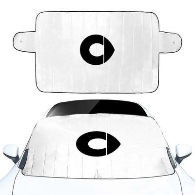 Hieno Smart Fortwo Forfour 453 451 450 auton etutuulilasin aurinkovarjon kansi flodable anti-uv aurinkosuoja lumisuoja auton lisävarusteet Älykkääl...