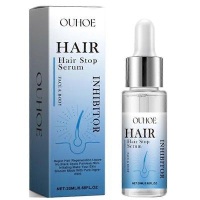 Kasvojen hiusten pysäytysseerumi, naisten kasvojen karvanpoistovoide 1pcs