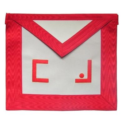 Bricks Masons Masonic skotske rite forklæde - aasr - master mason - frimurerisk breve