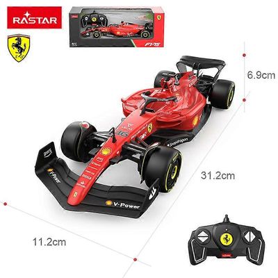 1/12 F1-75 2022 16 Charles Leclerc F1 Formula Racing RC -auton lelumallikokoelma lahja kaukosäädin ajoneuvo 1/18 mittakaava 1-18 Alkuperäinen laat...