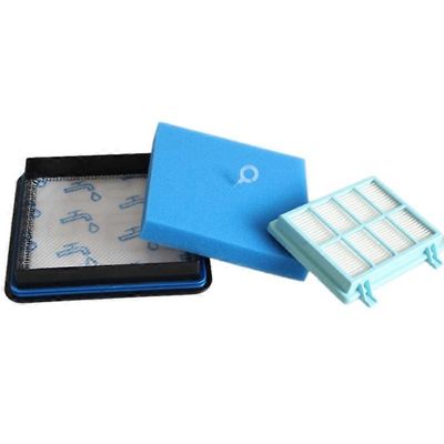 Pestävä moottorin vaahtosuodatinsarja Philips Power Pro Compact FC9331/09 FC9332/09 FC8010/01 pölynimurin osille FC8010 Sininen musta valkoinen