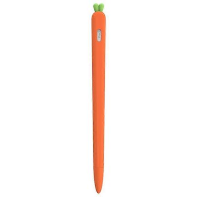 LOVE MEI Apple Pencil 2 porkkanan muotoiselle kynälle silikonisuojakotelon kansi Oranssi