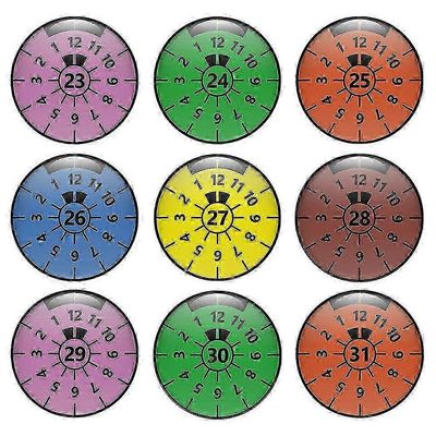 TÜV-sertifioidut 3D-geelitarrat rekisterikilven sinetit - GSLA-pakkaus 2 kpl 27