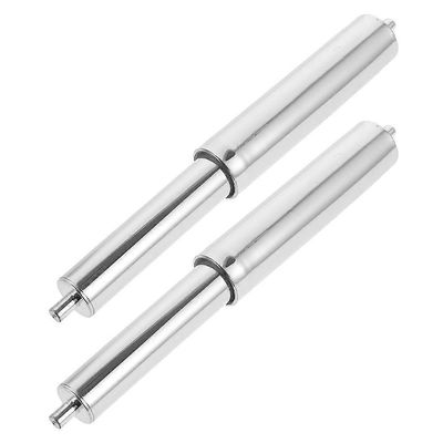 2kpl wc-paperirullapidikkeen vaihto karan tanko wc-pehmopaperirulla wc-paperilaatikkotanko Hopea 16.50X2.00X2.00CM