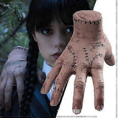 Addams Family Thing -käsi, realistinen arpinen lateksipalmun kauhuaiheinen rekvisiittakoriste, Adams Family Cosplay -käsi, sopii lahjaksi ystävälle...