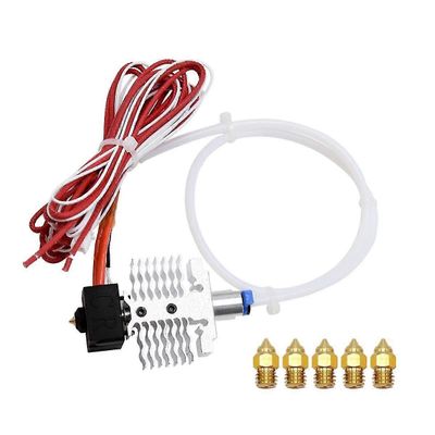 3 V2 Neo/-3 Neo 3D -tulostimen hotend-sarja -3 Max Neo Hotend 24V 40W termistori 0,4 mm: n suuttimella Hopeanpunainen