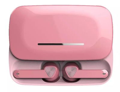 Ebox Tws bluetooth sportshøretelefoner - hd touch kontrol, støjreduktion, indbygget mikrofon Pink