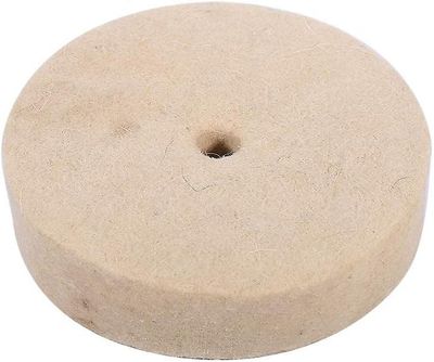 Huopakiillotuspyörät, 4 tuuman pyöreä villakiillotus kiillotushiomalaika, pehmeä huopakiillotuslaikka 100x25mm