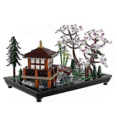 Creative 2024 Uudet Zen-puutarhan rakennuspalikat 10315 Bonsai-puun kukkakimpputiilien malli kodin sisustuskasvi ruukkulelulahja