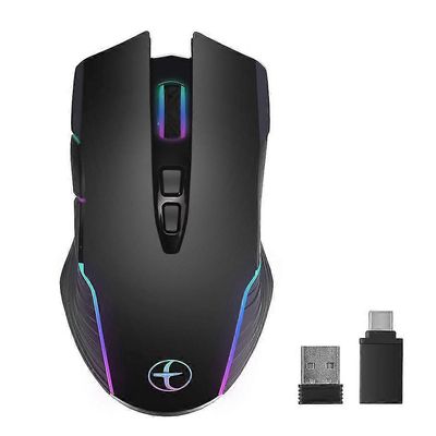 Langaton hiiri hiiri jiggler hiiri liikutin johti ladattava 2.4g mause ergonominen minihiiri usb optiikka