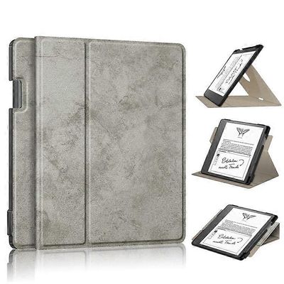 Yhteensopiva Amazon Kindle Scribe Solid Color Tablet Case -kuvioidun pinnan naarmuuntumattoman magneettisen absorptiotabletin kannen kanssa 36 Harmaa