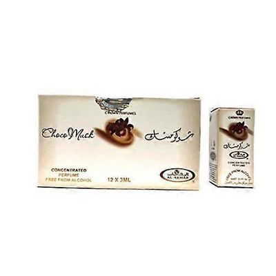 AL-REHAB 12 kpl pakkaus myskihajuvesi Al Rehab Choco Musk 3ml 100% öljyä