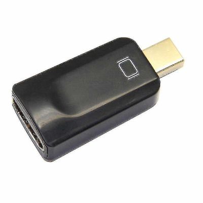 mini dp til hdmi adapter 4k hd skjermkort mini dp til hdmi adapter Svart