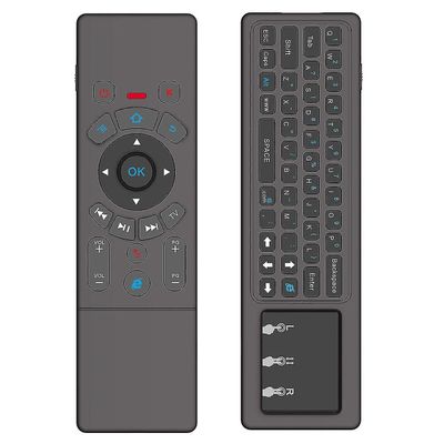 T6 2,4 g trådløs genopladelig minitastatur touchpad air mus til tv-boks pc