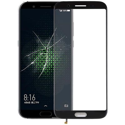 JVY Front Screen Ydre GlasLinse til Xiaomi Black Shark (Sort)