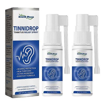 2kpl Tinnidrop Tinnitus Relief Spray Anti Tinnitus Blockage Cochlear Removal Spray