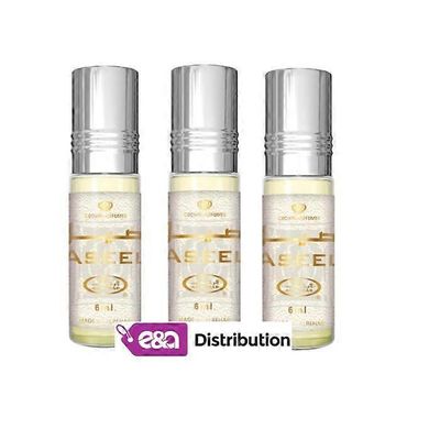 AL-REHAB Musc Parfum - AL REHAB - Aseel - 6ML - 3 kpl setti - Itämainen - Gourmand