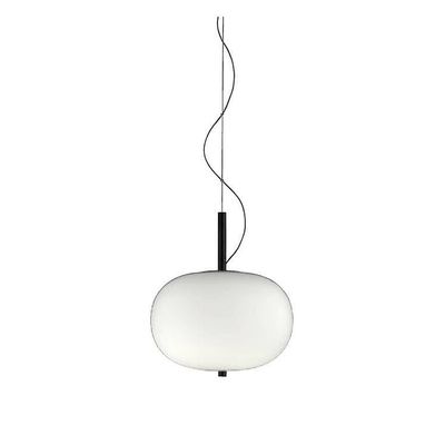 LEDS-C4 GROK Lighting Grok Ilargi - LED Globe Loft Pendel Mørk Ask Mat Hvid 0-10V Dæmpning 24cm 800lm 2700K