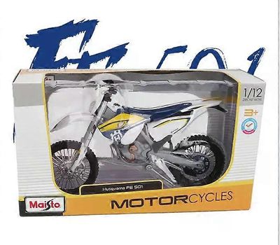 unbrand 1/12 Moottoripyörä HUSABERG FE501 Husqvarna FE 501 AMA Moottoriurheilu Dirt Bike Motocross Diecast Metal Simulation Malli Lasten lelut MAXP...