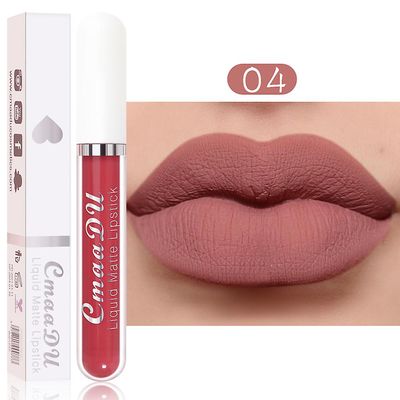 Cmaadu 18 Farve læbestift Mat Non-stick Cup Vandtæt Langtidsholdbar Lip Gloss Cmaadu18scc 04