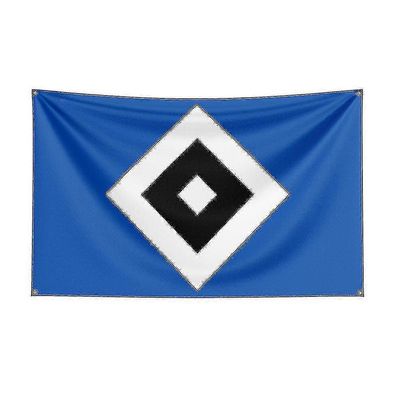 3x5 Hamburger Sv Flag polyesteripainettu kilpa-urheilubanneri koristeluun C 150 x 240cm