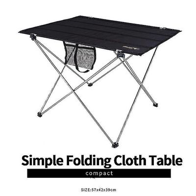 Yunshu Udendørs lille aluminiumslegering sammenklappeligt campingbord bærbart ultra let picnicbord