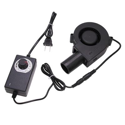 9733 Puhallin jäteöljyuunille, säädettävä nopeus: 35CFM, 100-240V tulo, sopii metallin sulattamiseen, grilli- ja polttopuukäyttöön Meille