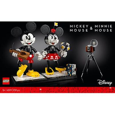 LEGO 43179 Mikki Hiiri ja Minni Hiiri rakennettavat hahmot
