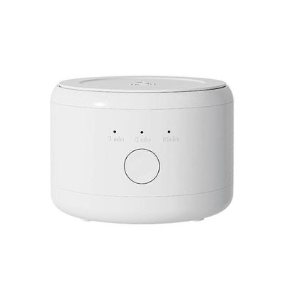 Kannettava ultraäänipidikkeen puhdistuskone hammasproteeseille pidike suusuoja linjaimen valkaisu tr Valkoinen