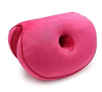 Coosilo Multifunktionel dobbeltfoldet komfortsædepude, memory foam baldepude rød