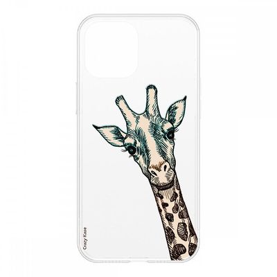 Crazy Kase Skrog til iPhone 12 (6.1) Fleksibel girafhoved