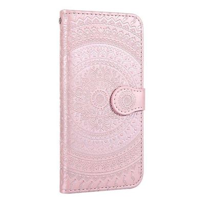 AIR Samsung Galaxy A3 (2017) Flower Flip Case Cover - Rose Gold