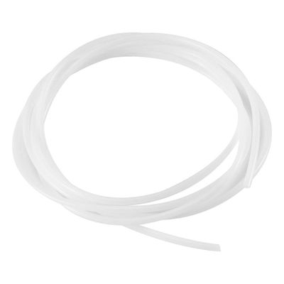 2 metrin PTFE-putki (4,0 mm ulkohalkaisija / 2,0 mm sisähalkaisija) 1,75 mm:n filamentti 3D-tulostimelle valkoinen