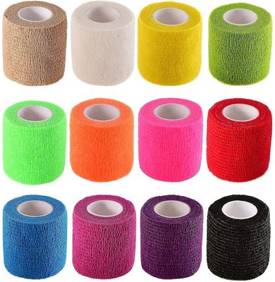 12 stk selvklebende bandasje wrap stretch selvklebende tape for sport, håndledd Z