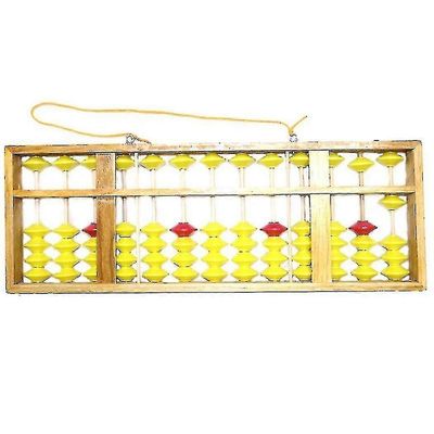 Kiinalainen Abacus 13 -pylväspuinen ripustin, suurikokoinen, ei-abacus-kiinalainen sorobaanityökalu matematiikkaan lapsille