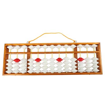 Abacus kiinalainen Abacus Matemaattisen koulutuksen opettaja Laskin Riippuva Abacus Opetus Abacus 58X19C valkoinen puu