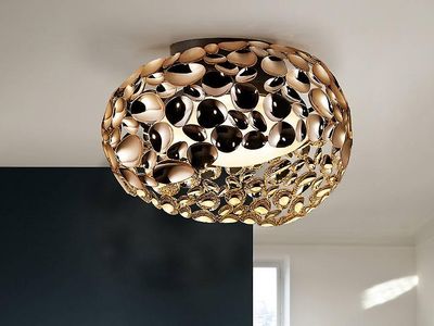 Schuller Lighting Narisa 5 Lys Flush Loft Light Gold, Brun, G9
