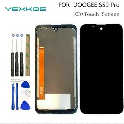 Redkid 100% DOOGEE S59 S59Pro LCD- ja kosketusnäytön digitointilaitteen näyttömoduulin korjausosa DOOGEE S59 Pro -matkapuhelimelle
