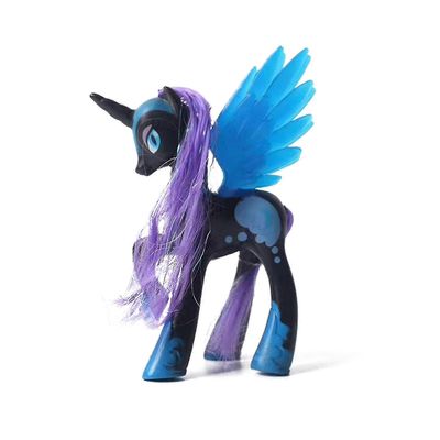 My Little Pony 14cm harjattava Nightmare Moon Princess Luna lelut musta