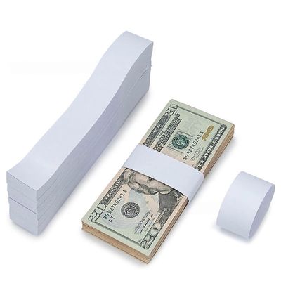 300 kpl rahaa paperinauhat tarrarahanauhat tyhjät käteisnauhat pankeille supermarketeille kasinoille Monivärinen