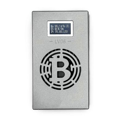 Bitcoin LV06 Silent Miner Machine BTC Miner 500GH/S Hashrate Crypto Mining Machine Lottery Miner AU Plug