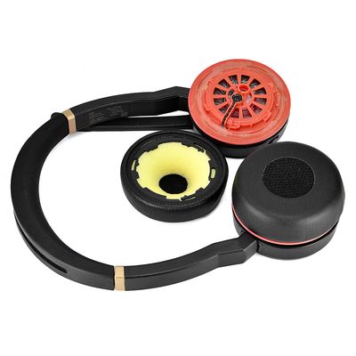 Korvaavat nahkaiset korvatyynyt tyynynsuojuksen korvatyynyt -Jabra evolve 75 75+ / 75 75MS -kuulokkeille