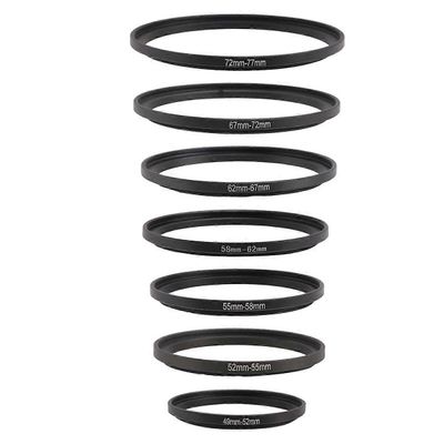 49mm 52mm 55mm 58mm 62mm 67mm 72mm 77mm metallinen kameran linssisuodatin Stepping Step up renkaat linssinsuojus Mainos kuten kuvassa näkyy