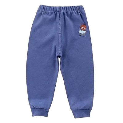 Liltop Toddler Baby Drenge Piger Cartoon Print Bukser Jogging Sweat Pants Sportstøj Blå 1-2 Years