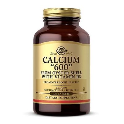 Solgar Calcium 600, 120 flikar (Förpackning med 1)