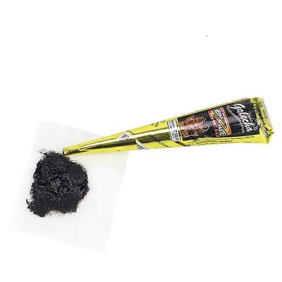 6 kpl hennakäpyjä intialainen hennatatuointitahna musta hennakartio väliaikaiseen tatuointiin vartalotaide