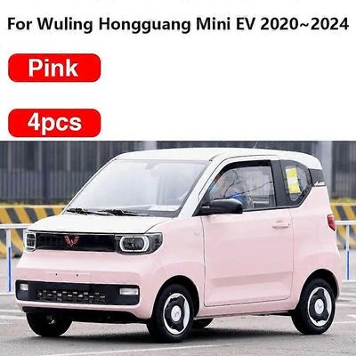 Wuling Hongguang Mini EV 2023 tarvikkeet 2020 ~ 2024 auton lokasuojan roiskeläpät roiskesuojat lokasuoja leivontamaali suojaa roiskeläppä Vaaleanpu...