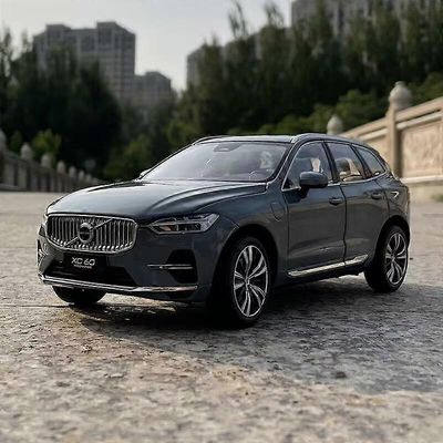 Huiyun Uusi 1:18 2023 XC60 SUV Alloy -automalli Painevaletut metalliajoneuvot Automalli High Simulation Collection Lasten lelulahjakoriste Harmaa v...